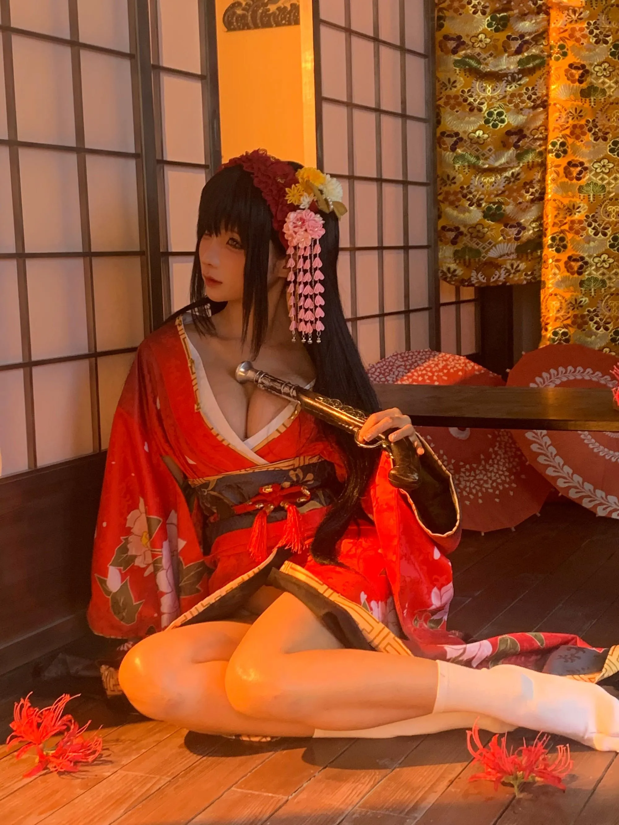 蠢沫沫 – NO.304 狂三和服cos-狂三 花絮 [114P]插图7